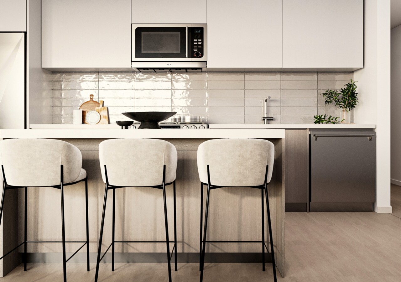 Équinoxe Lévesque Ouest modern kitchen
