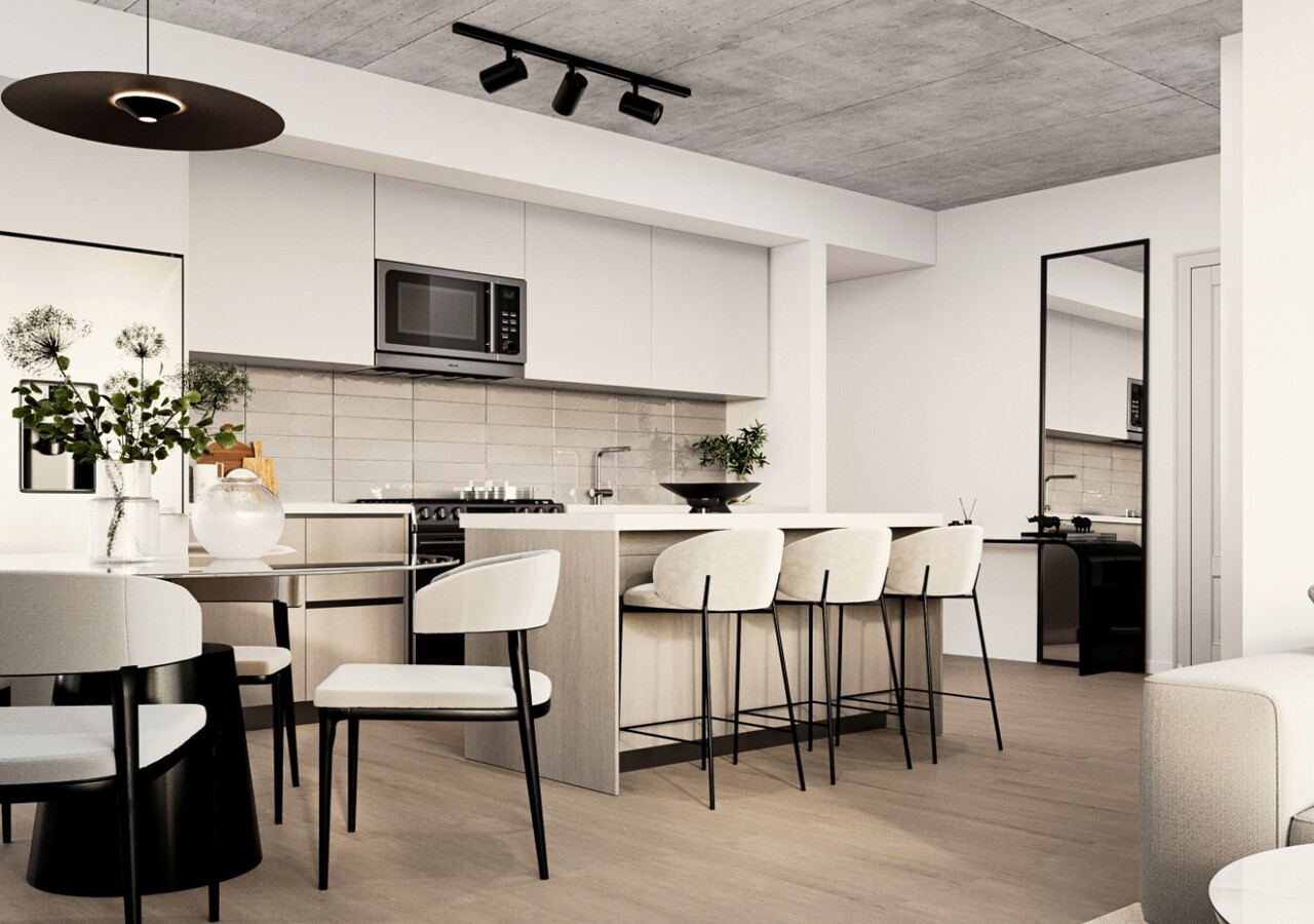 Équinoxe Lévesque Ouest modern kitchen