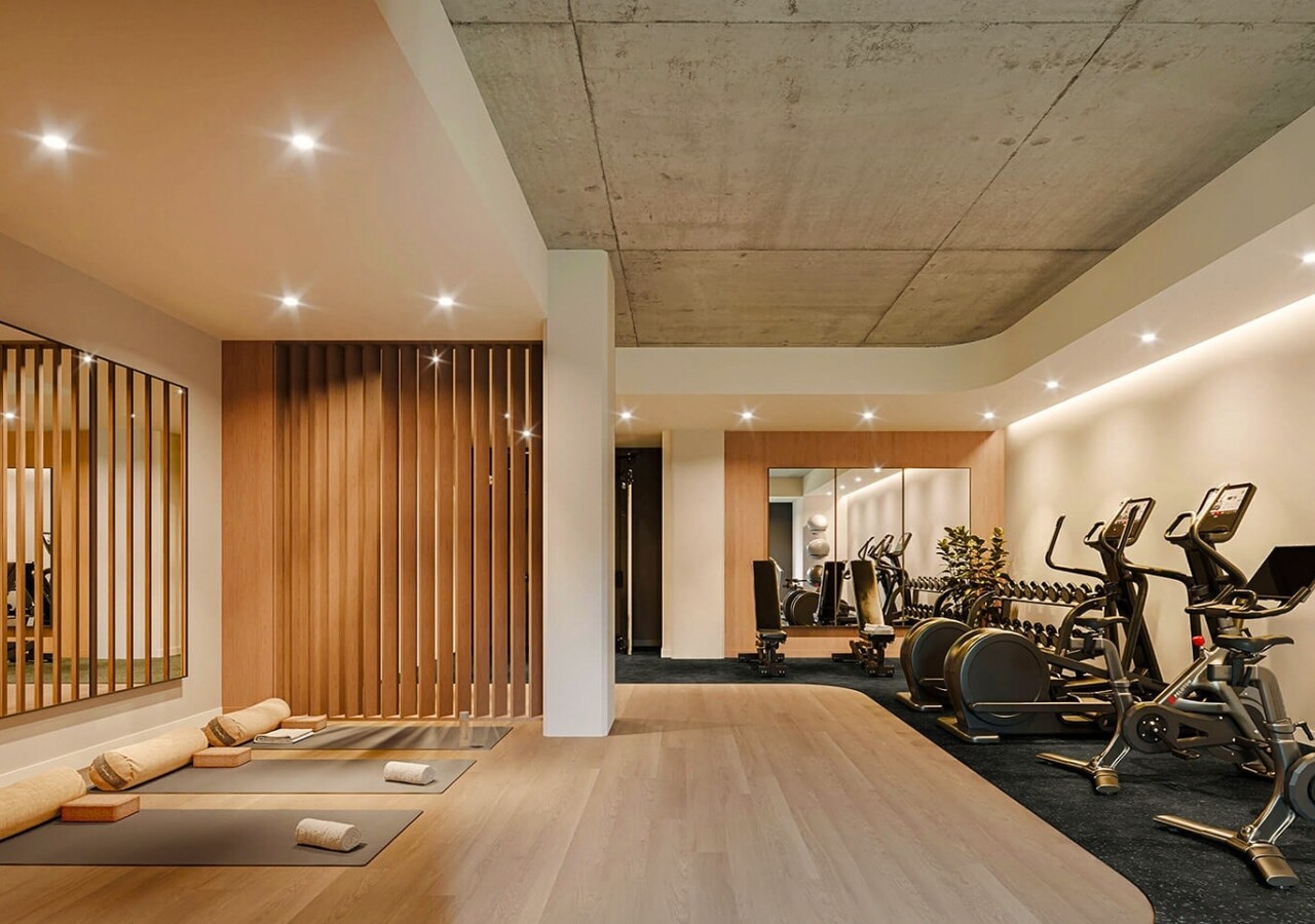 Quartier Louka habitats locatifs gym