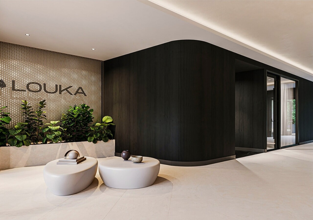 Quartier Louka habitats locatifs lobby