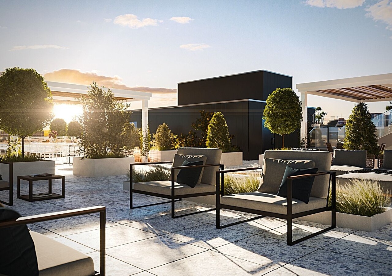 Rooftop terrace