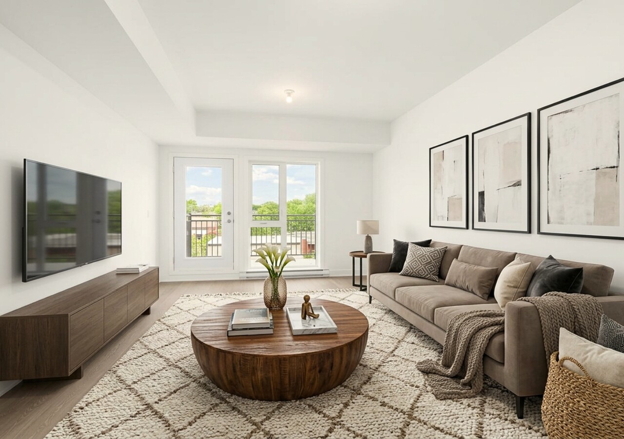 Florence Condos luminous living room