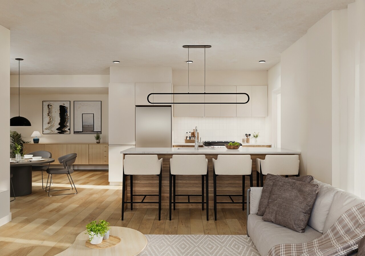 Ottera Drummondville condos locatifs cuisine