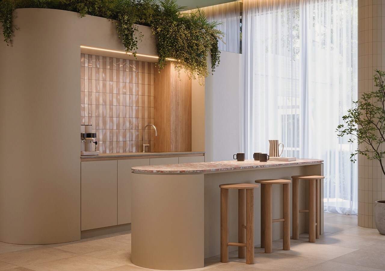 Riviera par Vallem common kitchen