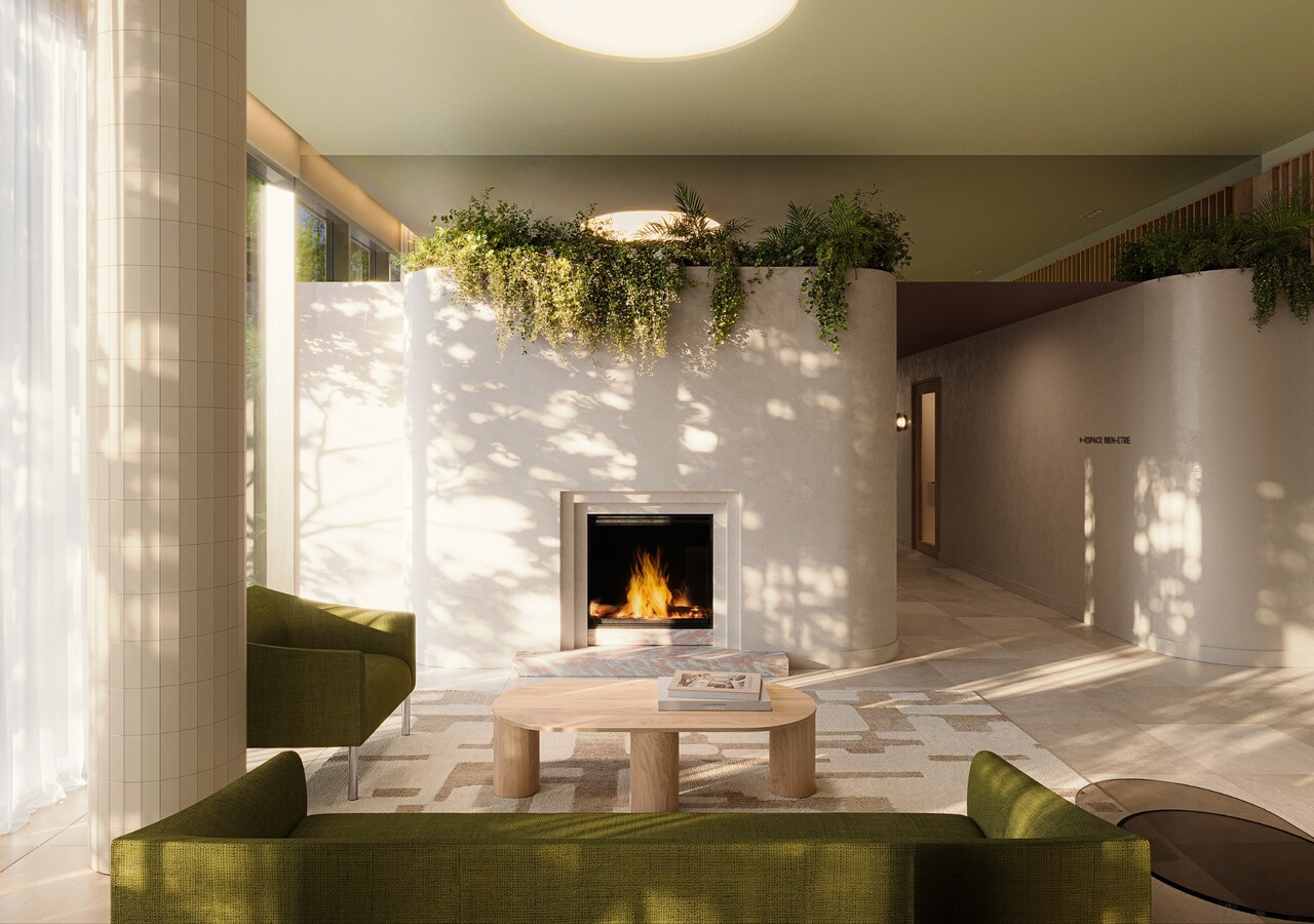 Riviera par Vallem fireplace