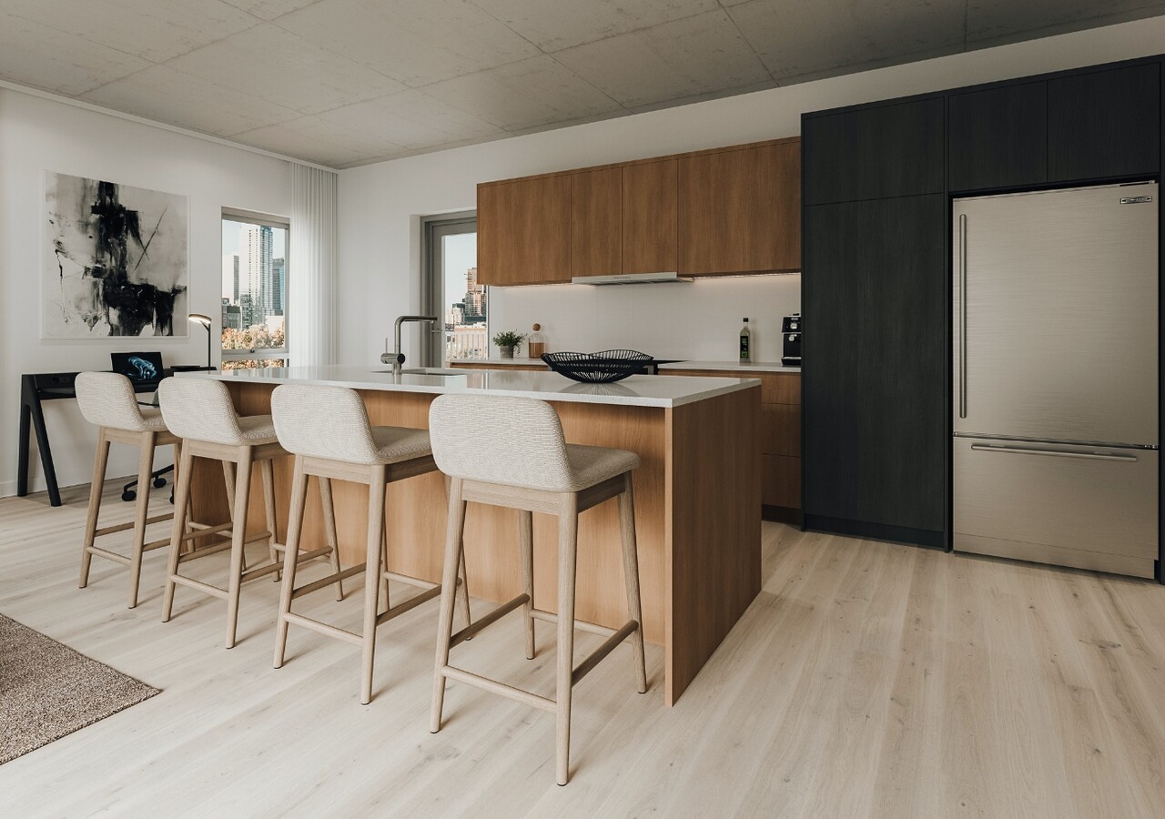 Sherwin kitchen rental condos with quartz countertops