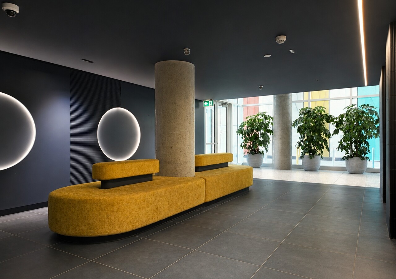 Sherwin rental lobby
