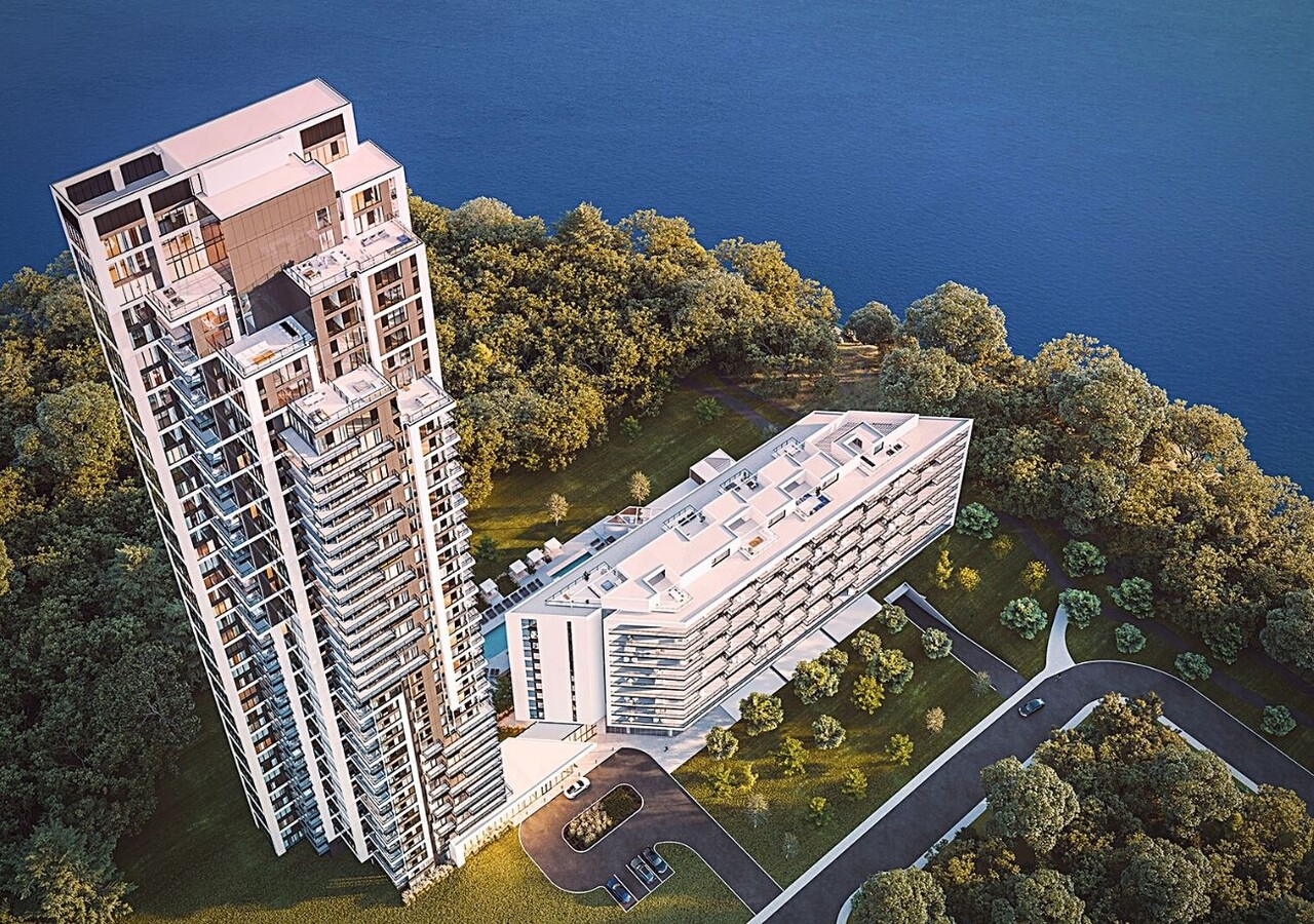 Top view building