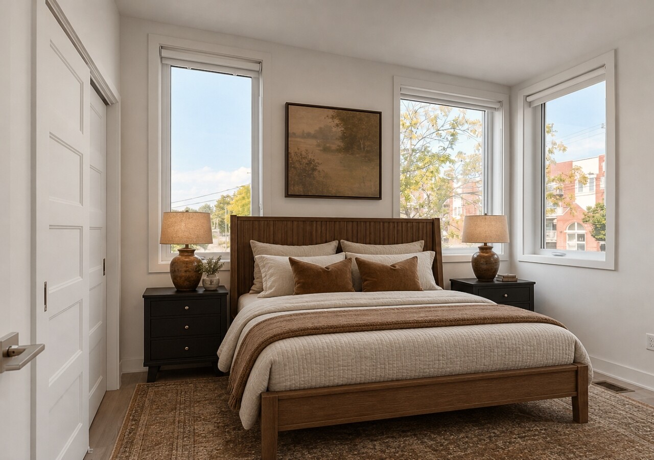 Univert LaSalle duplex bedroom