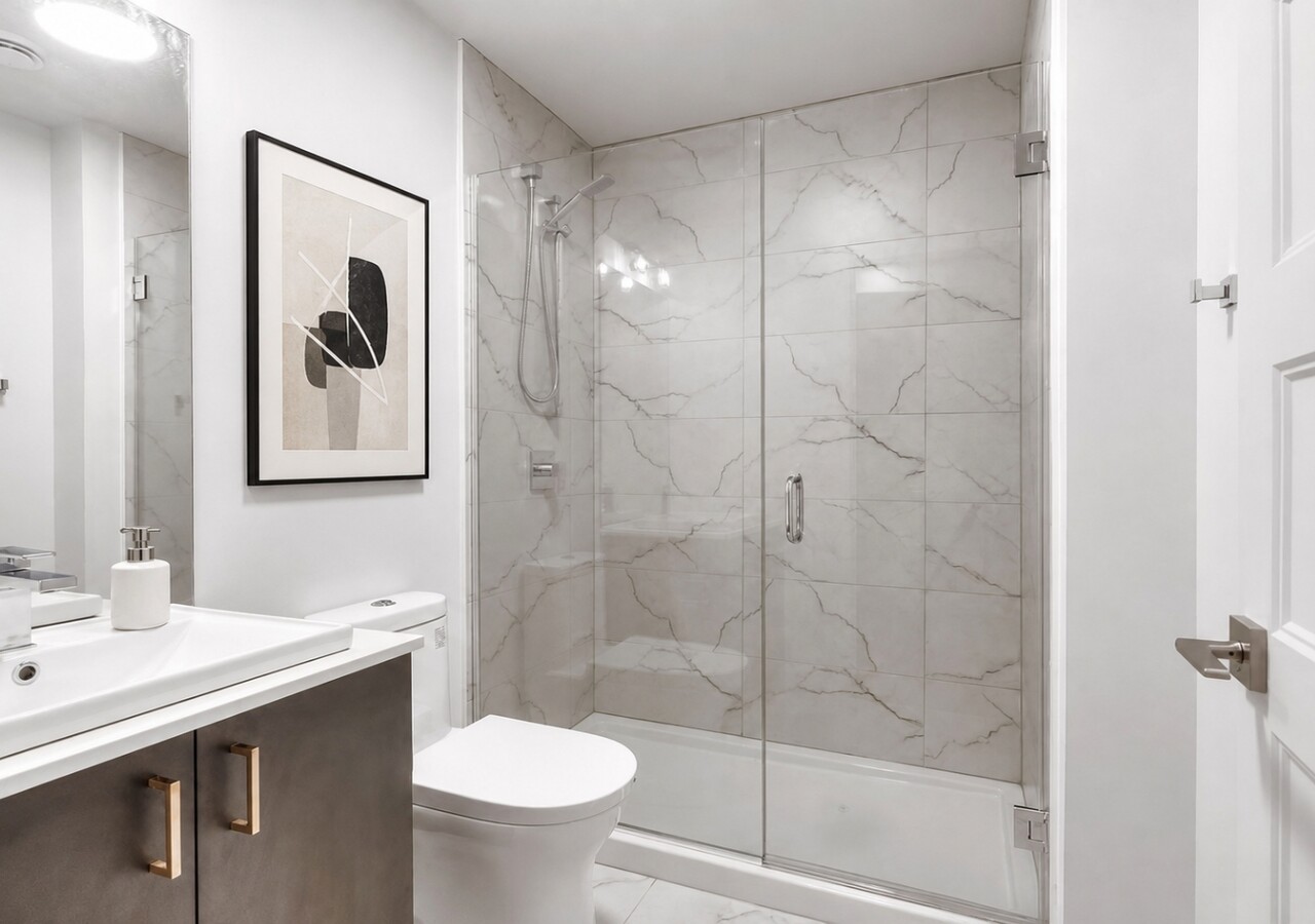 Univert LaSalle duplex bathroom