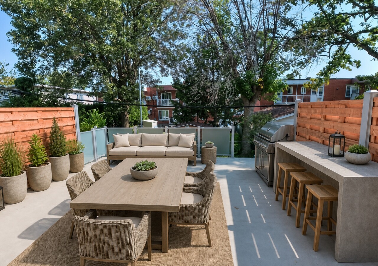 Univert LaSalle private terrace