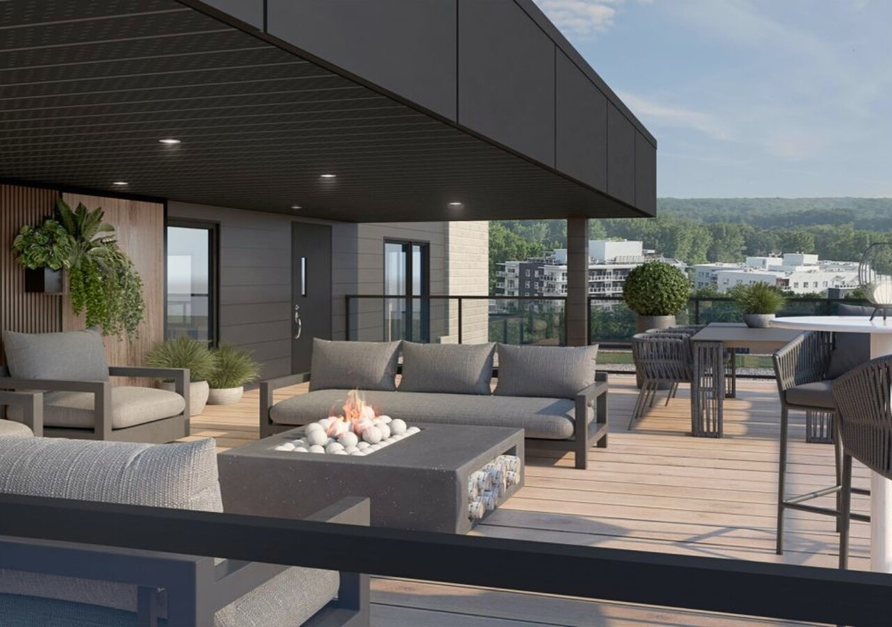 Vï Terrebonne terrasse sur le toit